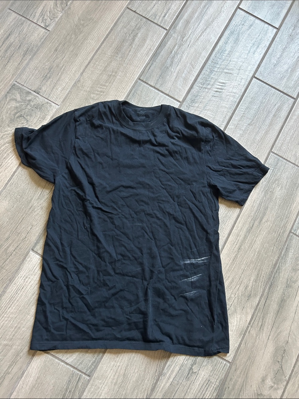 Jockey Black Short-Sleeve Crew Neck Tee
